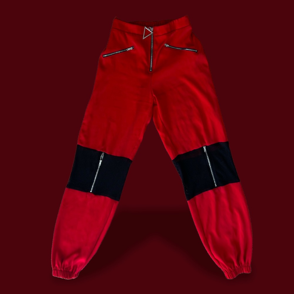 Fashionova street wear joggers with mesh knees